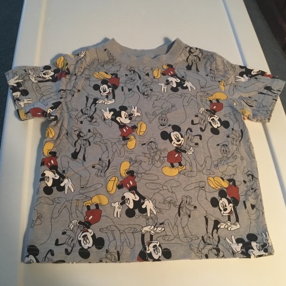 Star Wars Disneyland Mickey Mouse R2D2 Blue Kids Youth Tee Shirt LARGE NWT